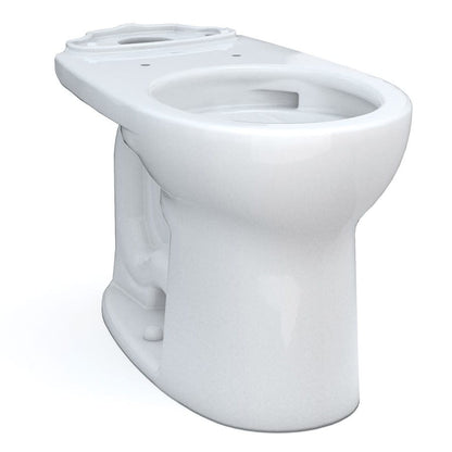 Drake® Toilet Bowl, Floor Mount, 12 in Rough, ADA, Round, White