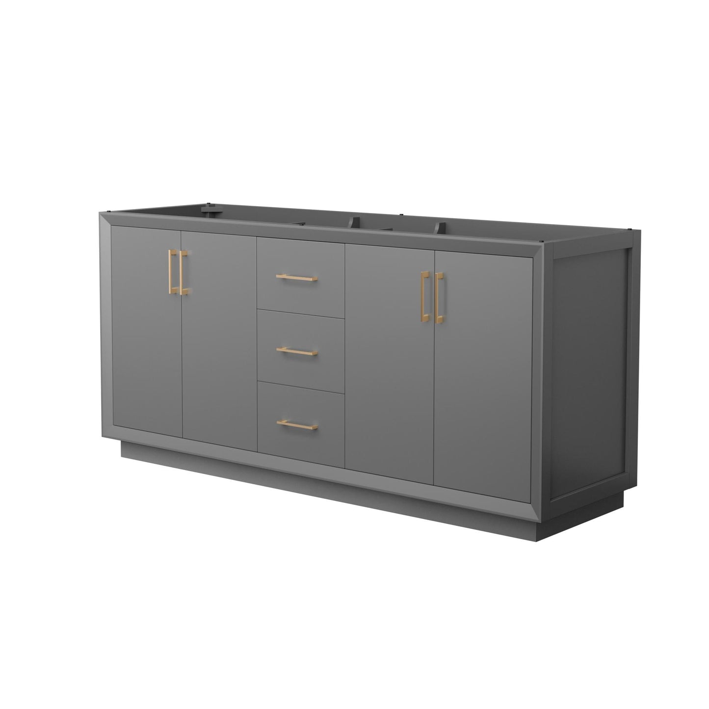 Strada Double Bathroom Vanity - 71W x 34.25H x 21.75D