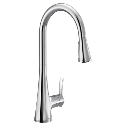 Sinema 1.5 GPM Single Hole Pull Down Kitchen Faucet with Reflex, Duralock and Duralast