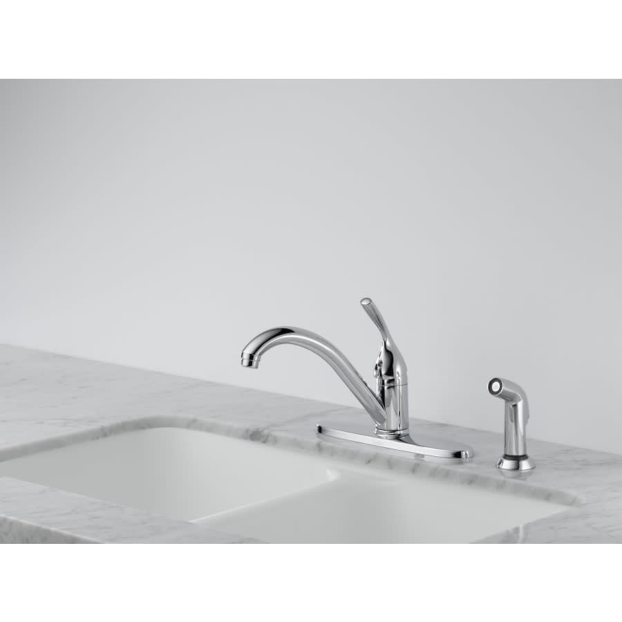 Classic Kitchen Faucet with Side Spray - Includes Lifetime Warranty