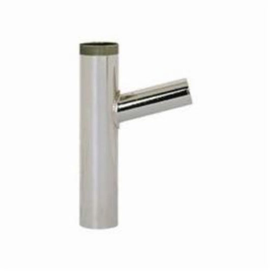 Tubular Branch Tailpiece, 1-1/4 in, Tube x Thread, 20 ga, Brass