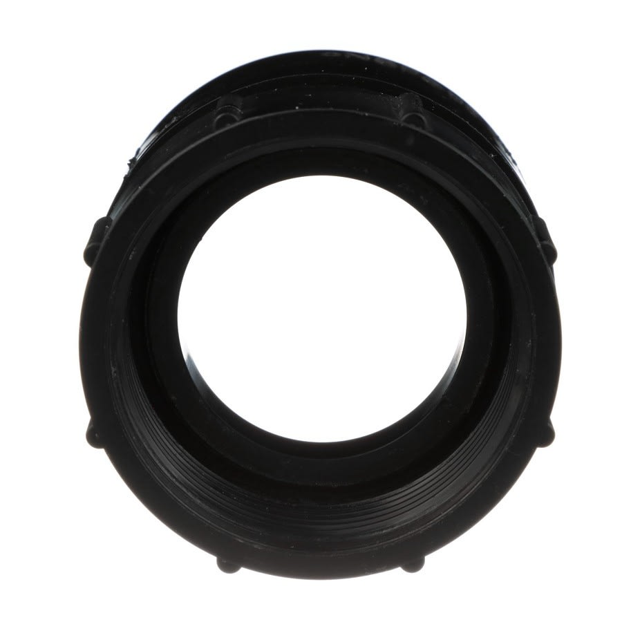 DWV Female Swivel Adapter, 1-1/2 in, Hub x FNPT Swivel, ABS