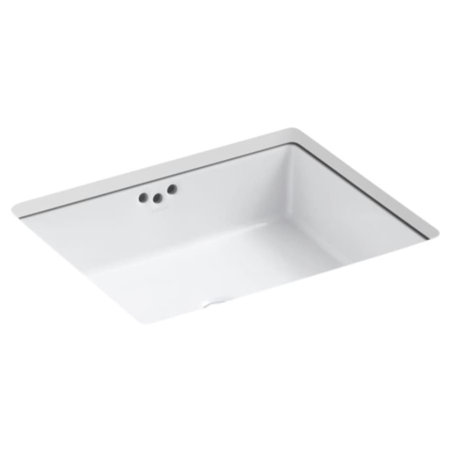 Kathryn 19-3/4" Rectangular Vitreous China Undermount Bathroom Sink with Overflow