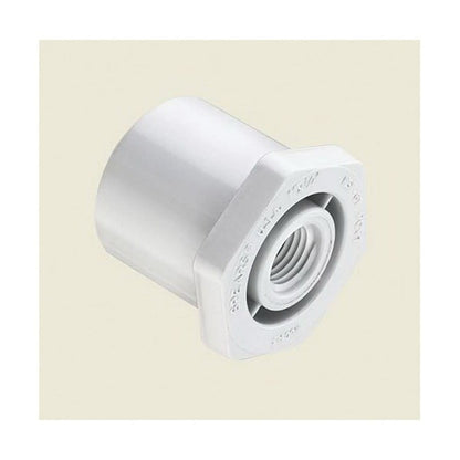 Bushing, 1-1/2 x 1 in, Spigot x FNPT, SCH 40/STD, PVC