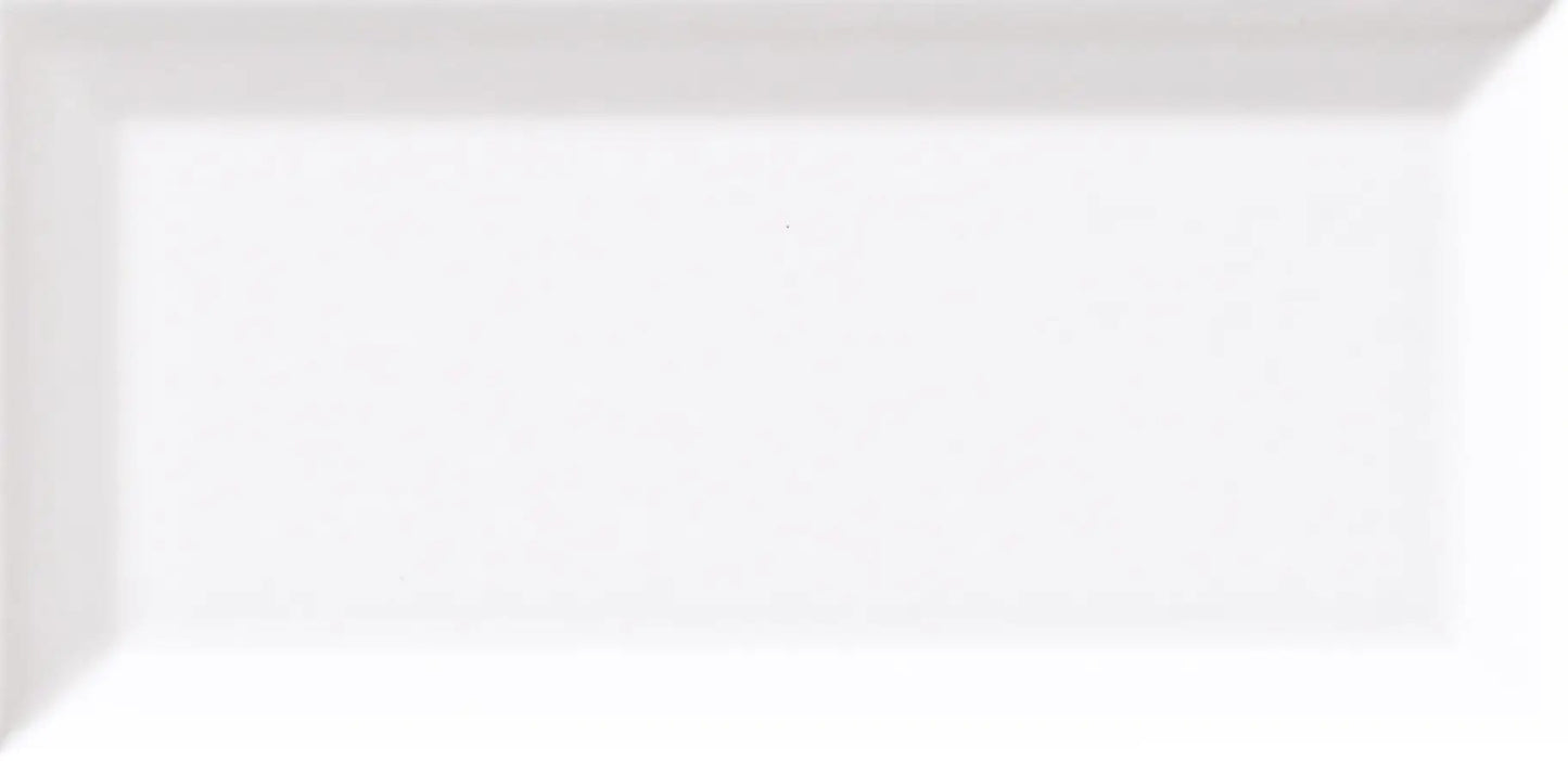 BG WHITE ICE 3X6 BEVELED