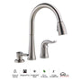 Kate Pullout Spray Kitchen Faucet with MagnaTite Docking, Diamond Seal and Touch Clean Technologies - Includes Soap Dispenser