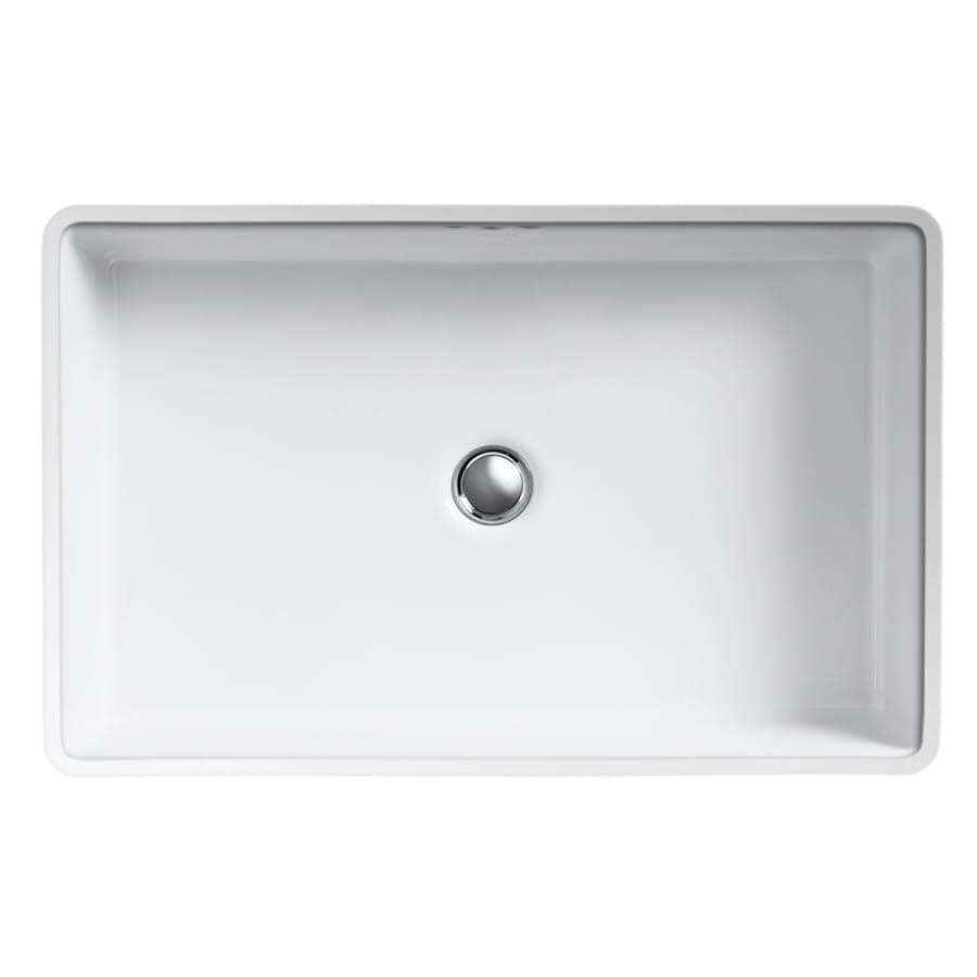 Kathryn 23-7/8" Rectangular Vitreous China Undermount Bathroom Sink with Overflow