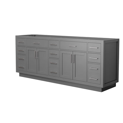 Beckett Double Bathroom Vanity with Toe Kick - 83W x 34.25H x 21.5D
