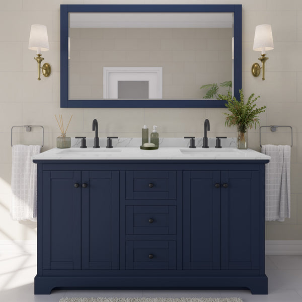 Avery Double Bathroom Vanity - 60W x 35H x 22D