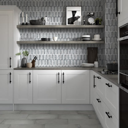 BIZOU WHITE/GRAY PL PEAK/MO