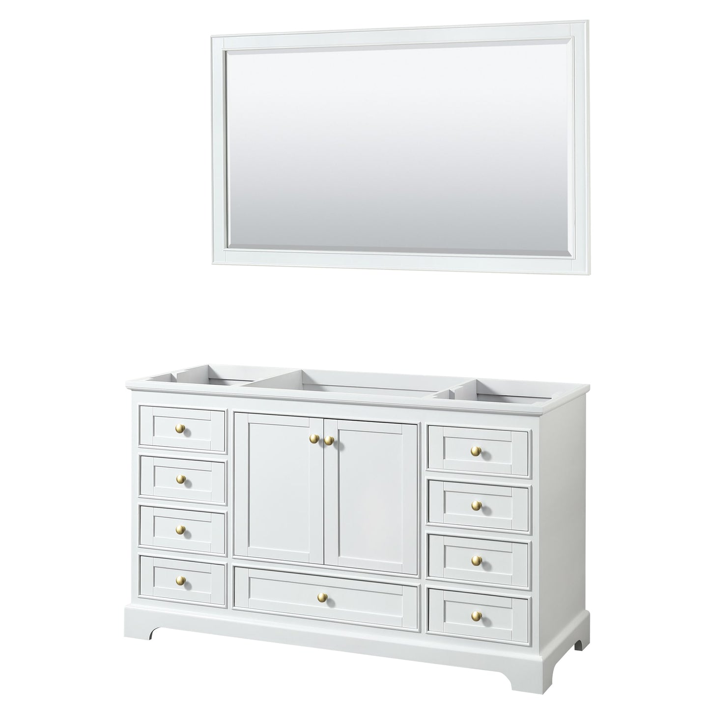 Deborah Single Bathroom Vanity - 59.25W x 34.25H x 21.5D