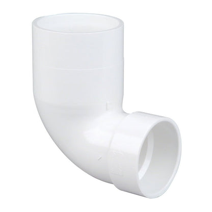 Street 90 deg Closet Elbow With Cap, 4 x 3 in, Spigot x Hub, DWV, PVC