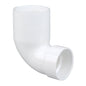 Street 90 deg Closet Elbow With Cap, 4 x 3 in, Spigot x Hub, DWV, PVC