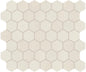 Moroccan Concrete Off White Hexagon 1.5X1.5 Matte