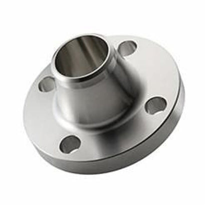 Raised Face Flange, 1-1/2 in, Weld Neck, 150 lb, 5 in OD, 5/8 in Bolt Hole Size, 304/304L Stainless Steel