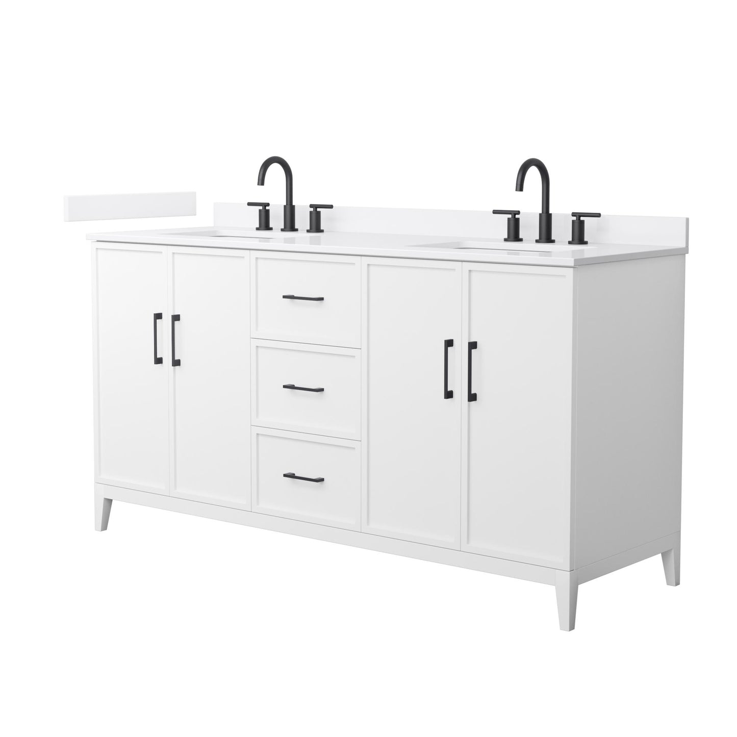 Elan Double Bathroom Vanity - 66W x 35H x 22D
