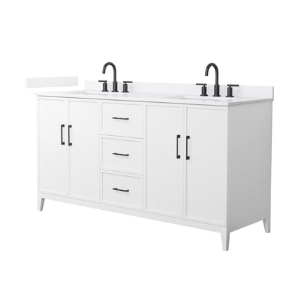 Elan Double Bathroom Vanity - 66W x 35H x 22D