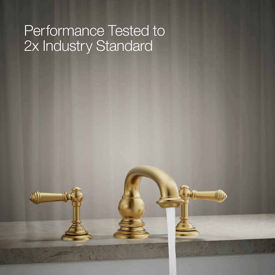 Artifacts Deck-Mount Bath Faucet Handle Trim with Lever Design