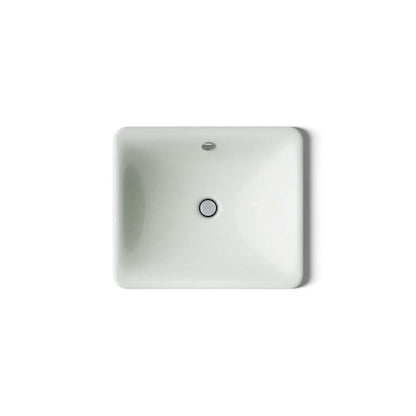 Iron Plains 18-9/16" Drop In Enameled Cast Iron Bathroom Sink with Overflow