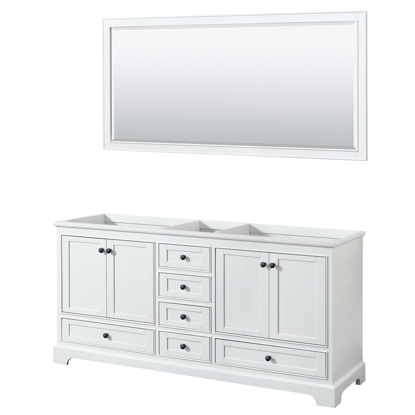 Deborah Double Bathroom Vanity - 71W x 34.25H x 21.5D