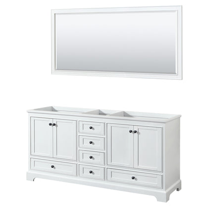 Deborah Double Bathroom Vanity - 71W x 34.25H x 21.5D