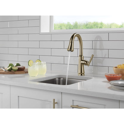 Coranto 1.8 GPM Single Hole Pull Down Bar Faucet with Magnetic Docking Spray Head