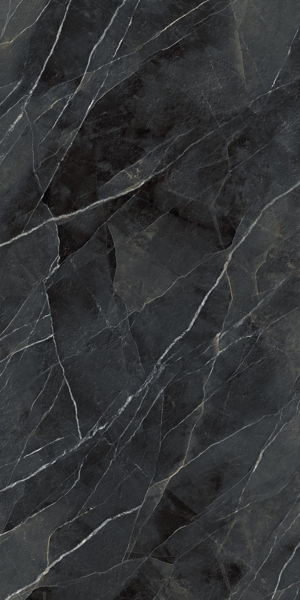 Diamond Calacatta Black Bocciardato B Match Face B