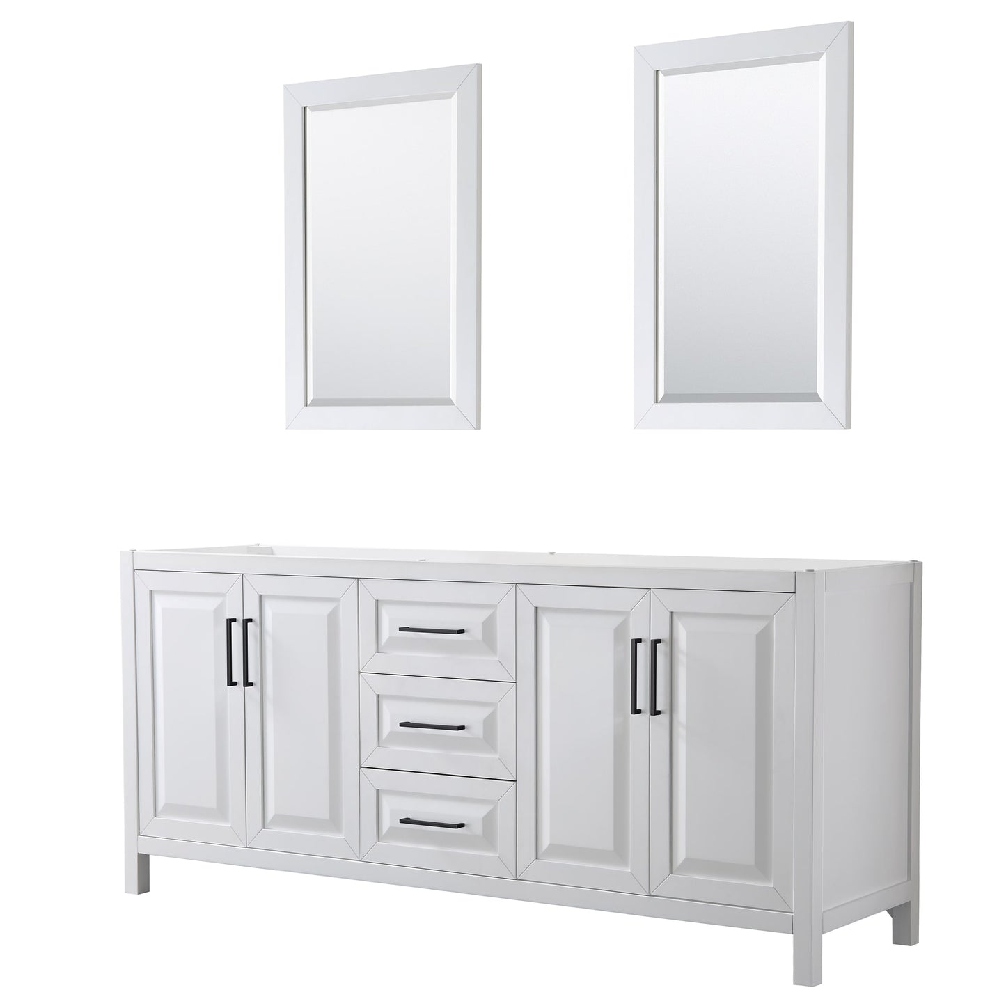 Daria Double Bathroom Vanity - 78.75W x 35H x 21.5D