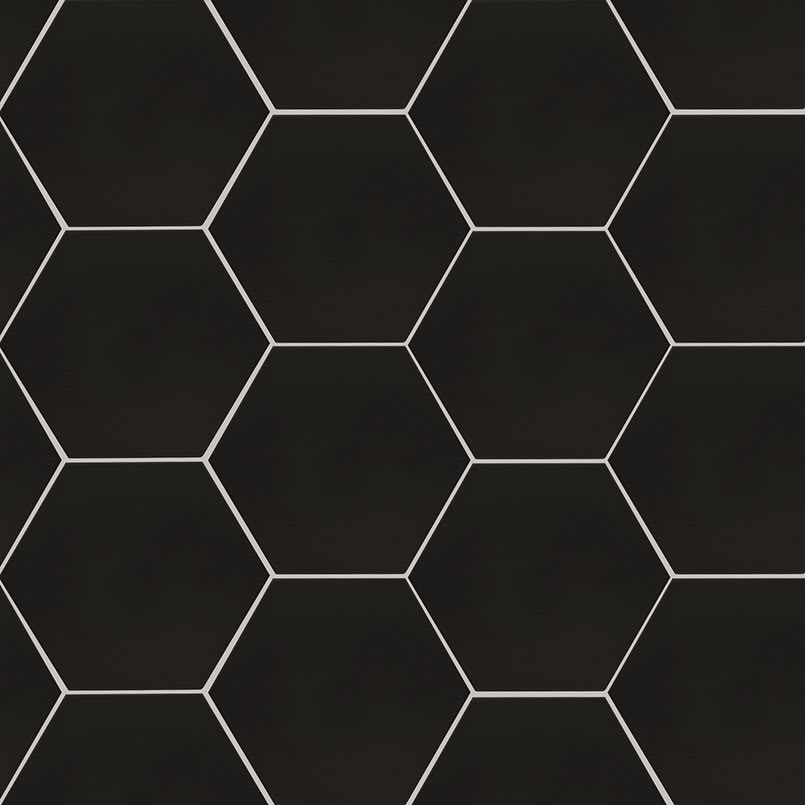 Hexley Graphite Hexagon Tile