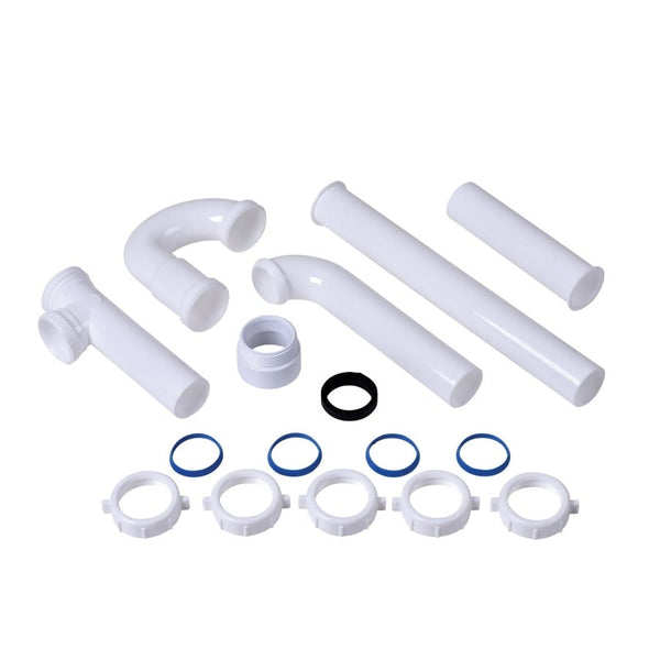 Disposer Kit, 1-1/2, 13 in L, White