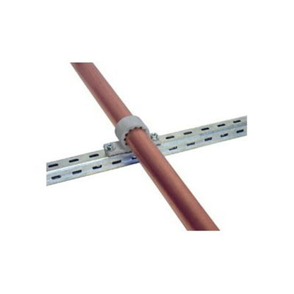 Pipe Clamp, 1-1/2 in, Polypropylene