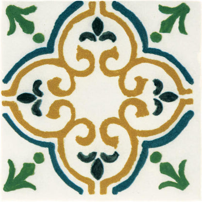 Cotto Revival Marbella Square, Handcrafted 4X4 Glossy