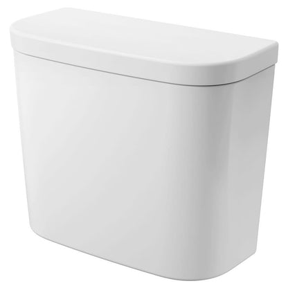 Essence Toilet Tank, Bowl Mount, 12 in Rough, ADA, Left Hand Lever, 1.28 gpf, Alpine White