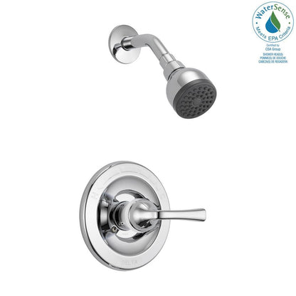 Foundations Single-Handle 1-Spray Shower Faucet in Chrome (Valve Included)