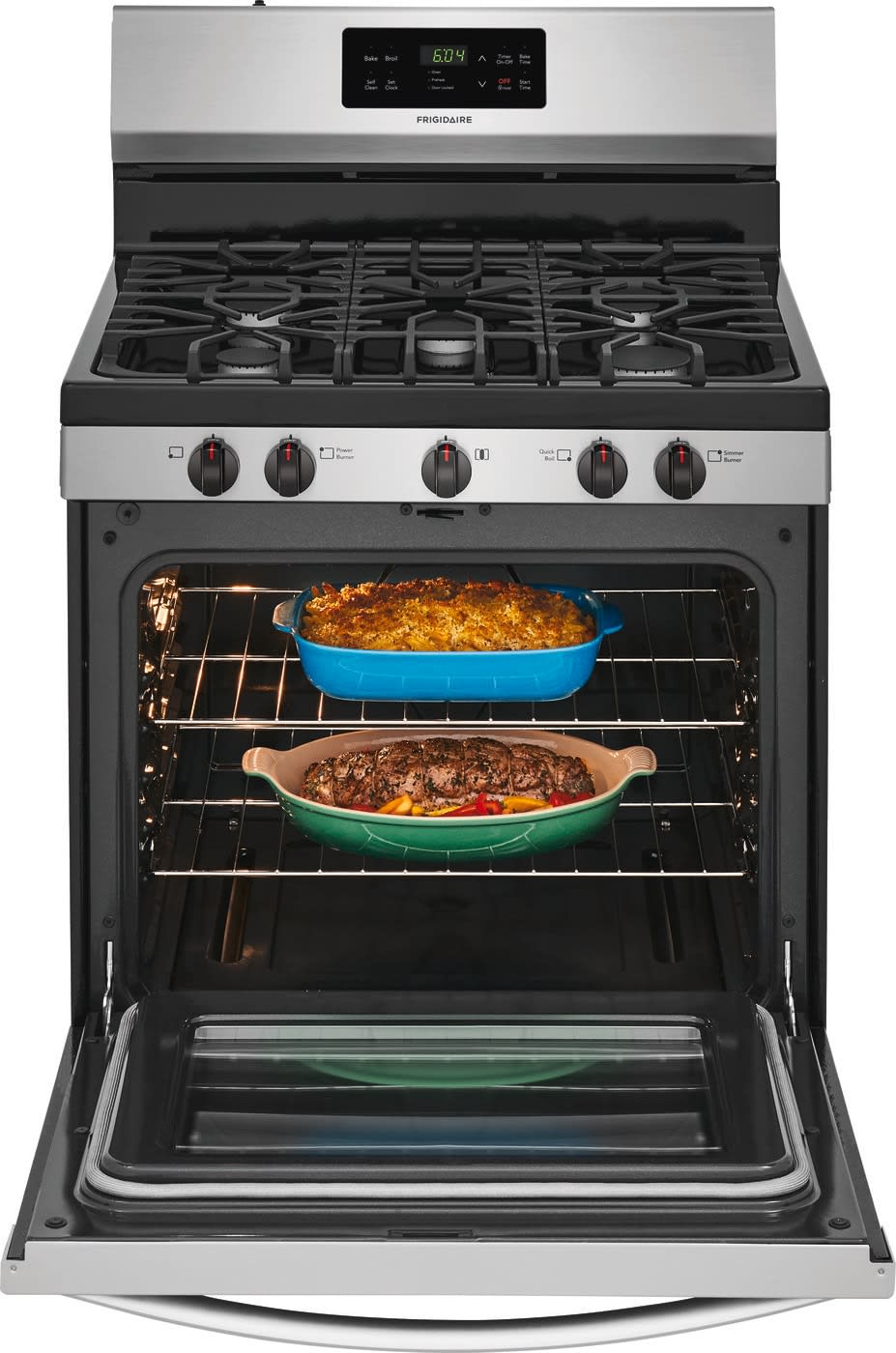 30 Inch Freestanding Gas Range with 5 Sealed Burners, 5 Cu. Ft