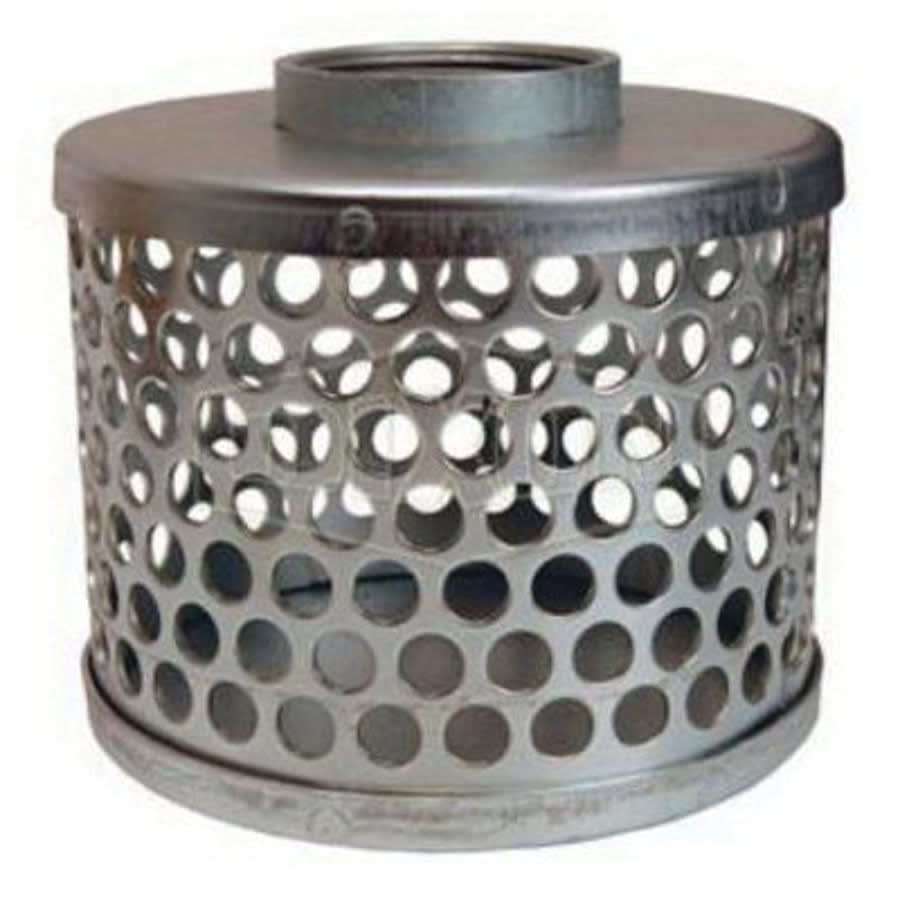 Standard Round Hole Suction Strainer, 4 in, Steel
