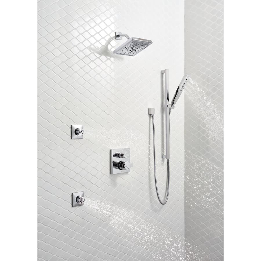 Ara 17 Series Pressure Balanced Valve Trim with Integrated Volume Control and 3 Function Diverter for Two Shower Applications - Less Rough-In