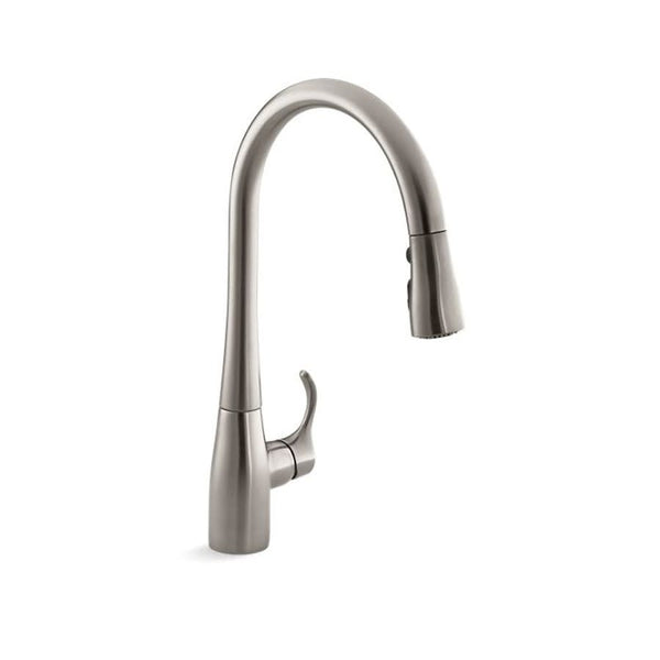 Simplice® Kitchen Faucet, Deck Mount, ADA, 1 Lever Handle, 1 or 3-Hole, Vibrant Stainless