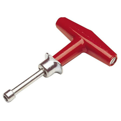 Torque Wrench, 5/16 in, Drive, For Use With Cast Iron Soil Pipe, Zinc, Red/Silver