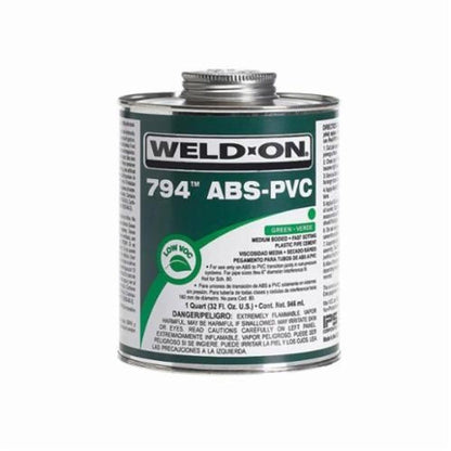 794™ Medium Body Cement, 1 pt, Green, For PVC - ABS Transition