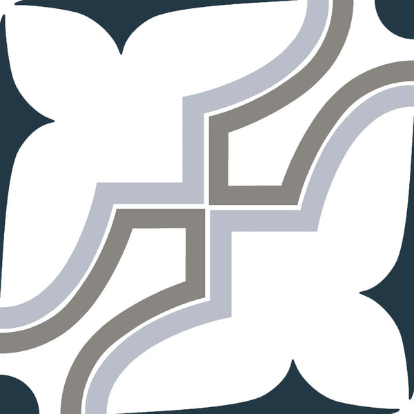 CASABLANCA MARKET BLUE 8X8