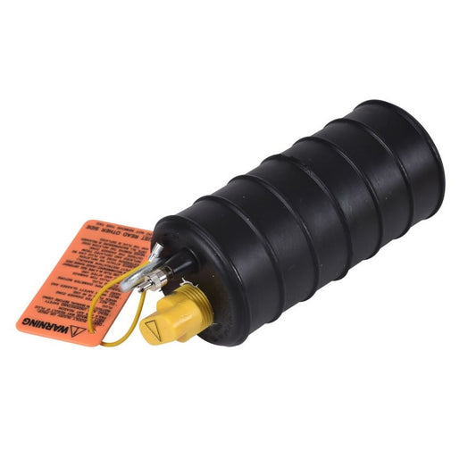 Muni-Ball® Pneumatic Pipe Plug, 4 in Pipe, 8 in L, Natural Rubber