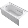 Devonshire Collection 60" Three Wall Alcove Soaking Bath Tub with Left Hand Drain