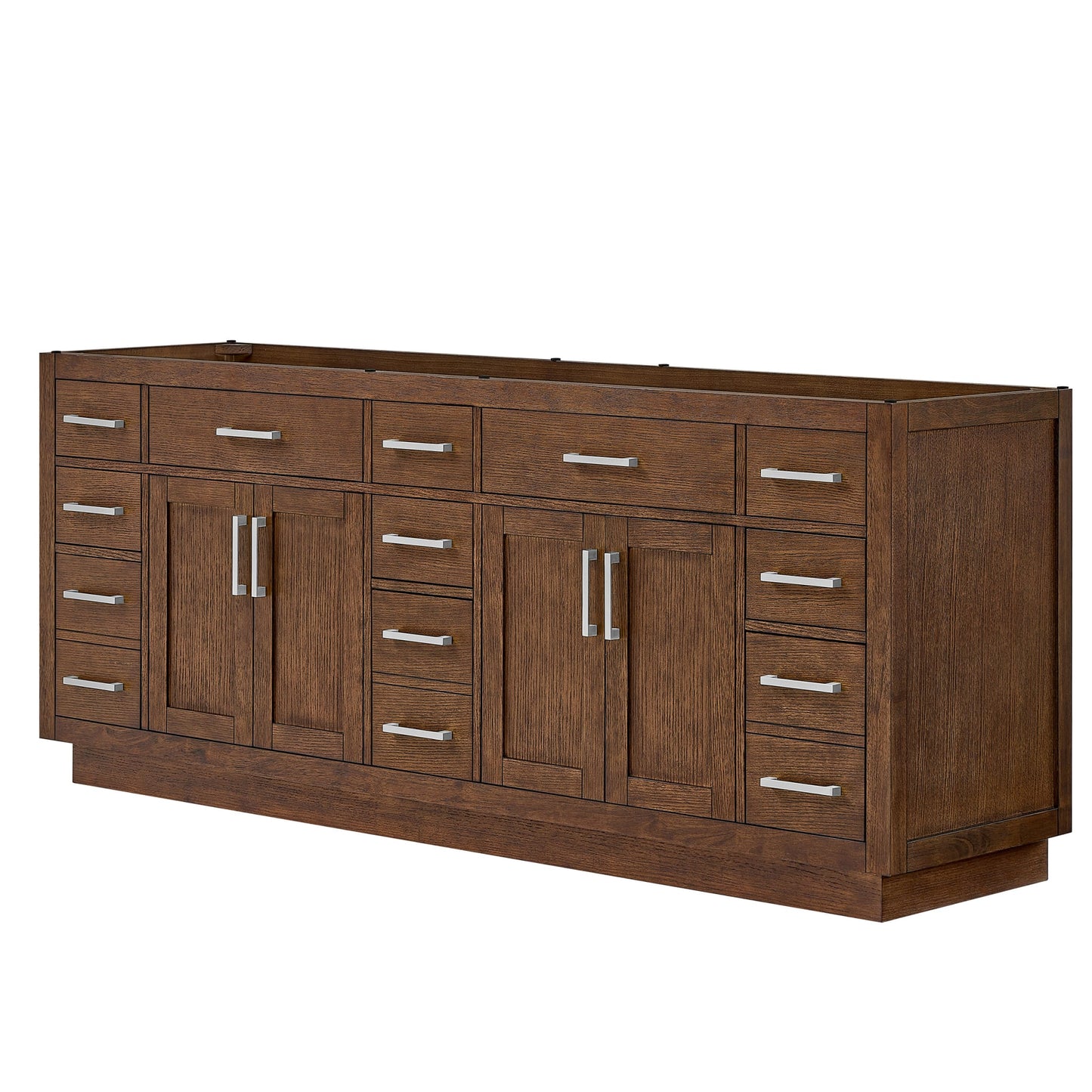 Beckett Double Bathroom Vanity with Toe Kick - 83W x 34.25H x 21.5D