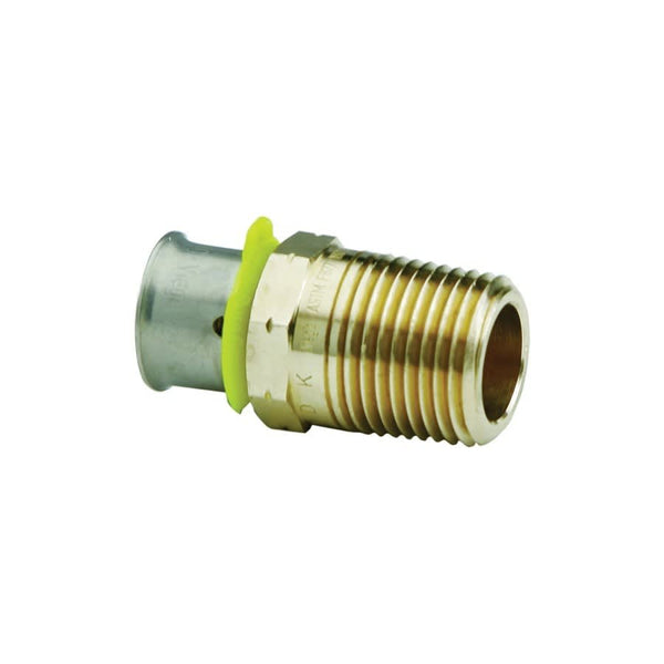 PureFlow® Male Adapter, 1/2 in, Press PEX x MNPT, Bronze