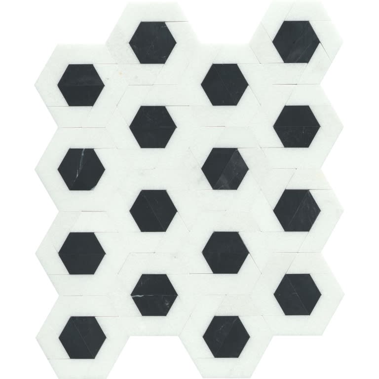 BIZOU WHITE/BLACK PL DAMASK/MO