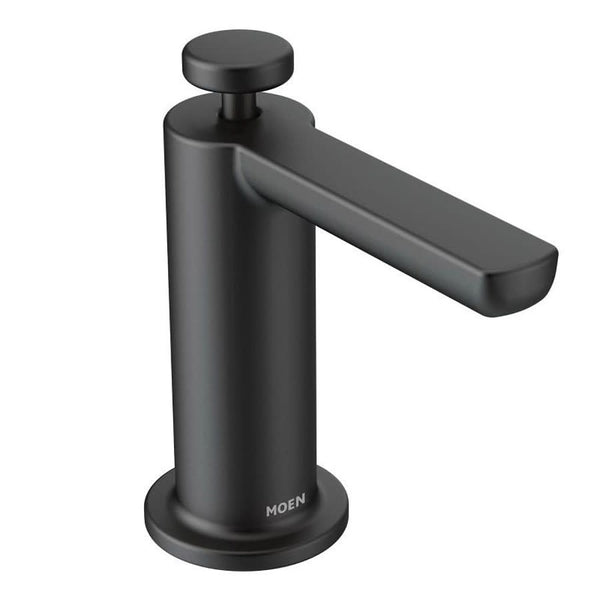 Modern Soap Dispenser, Deck Mount, Black
