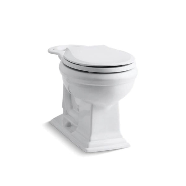 Memoirs® Toilet Bowl, Floor Mount, 12 in Rough, ADA, Round, White