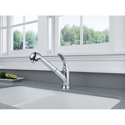 Foundations Core-B Pull-Out Kitchen Faucet with Optional Base Plate - Includes Lifetime Warranty