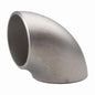 Short Radius 90 deg Elbow, 4 in, Butt Weld, SCH 10, 304/304L Stainless Steel